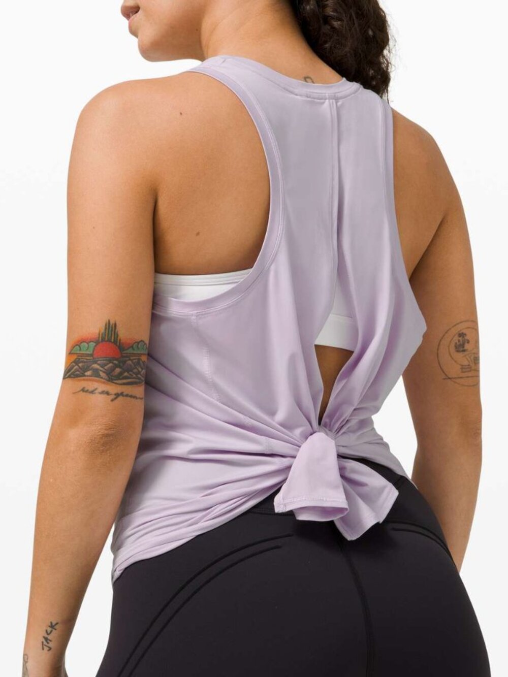 Lululemon All Tied Up Tank Lilac 4